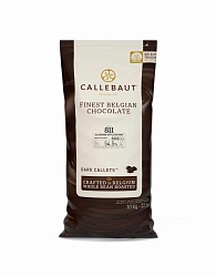 Шоколад темный Callebaut в галлетах  54,5% 811 10 кг