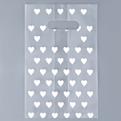 Пакет для торта сердечки прозрачный с ручками 31 см*26 см*49 см