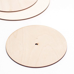 Подложка из фанеры для торта с отверстием 20 см, толщина 4 мм