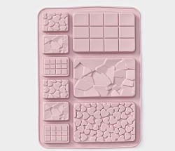 Форма для шоколада «Шоколадное ассорти», силикон, 20×15 см, 9 ячеек,