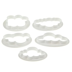 Набор выемок кондитерских для марципана и теста, "Облака" 5 шт